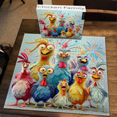 Puzzle familiari di pollo 1000 pezzi